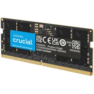 Crucial DDR5-4800 CL 40 SO-DIMM RAM Notebook Speicher CT8G48C40S5