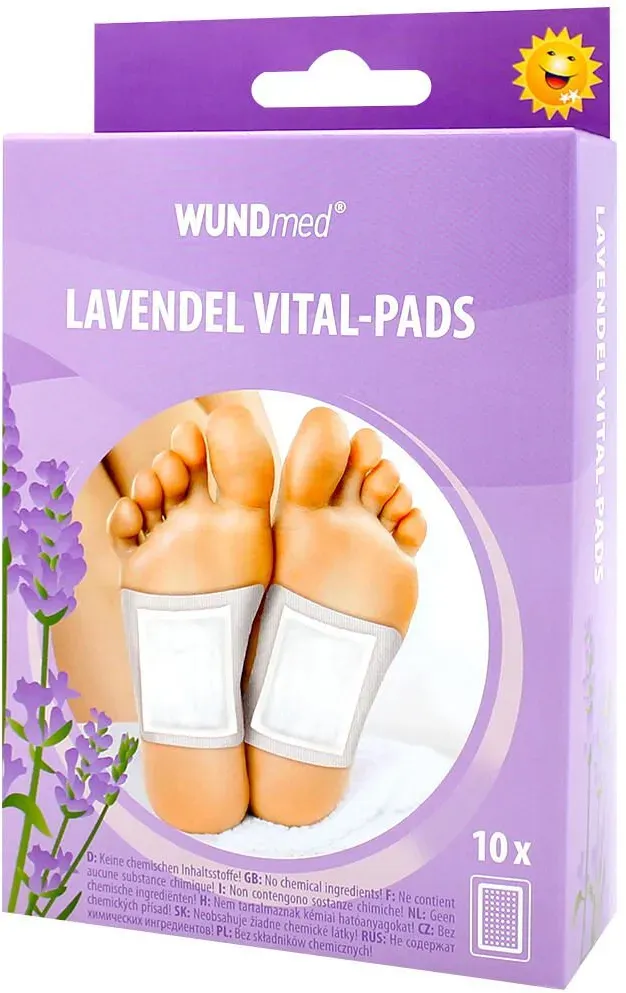 WUNDmed® Bambuspflaster Lavendel Vital-Pads weiß 10 Pads