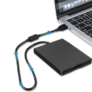 Externes Usb-diskettenlaufwerk, 1,44 Mb, Plug-and-play-diskettenlaufwerk Für Windows 2000/xp-pcs (schwarz)