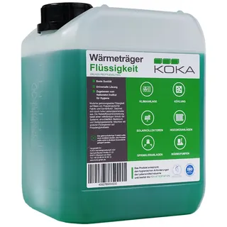 KOKA Solarflüssigkeit Fertiggemisch auf Propylenglykol Basis -35°C 5 Liter