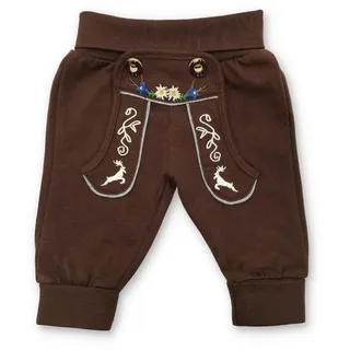 BONDI Trachtenkleid Trachtenhose Baby/Kleinkind - BLUMEN/HIRSCHE - braun braun 92