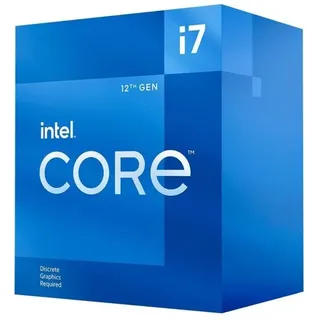 Intel CPU Desktop Core i7 i7-12700F Alder Lake 2100 MHz Cores 12 25MB Socket LGA1700 180 Watts BOX B (LGA 1700, 2.10 GHz, 12 -Core), Prozessor