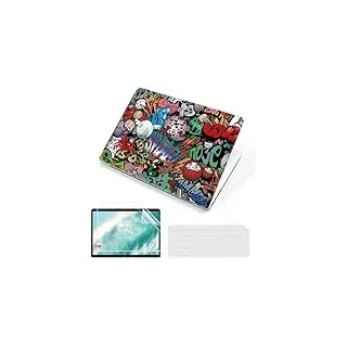 MUSHUI 4 in 1 Hülle kompatibel für MacBook Pro 14 Zoll 2025 2024-2021 M4 M3 M2 M1 Pro Max A3112 A3185 A3401 A2918 A2992 A2779 A2442, Ultradünne Kratzfeste Hart Schutzhülle & Tastaturschutz, X42-1