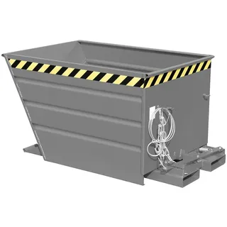 Bauer Südlohn Kippbehälter VG 550, lackiert, Mausgrau
