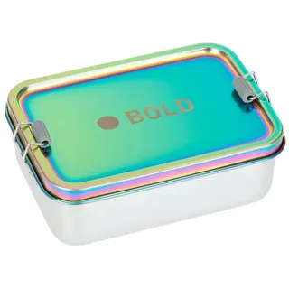 Lässig Lunchbox Brotdose Solid Bold rainbow Edelstahl