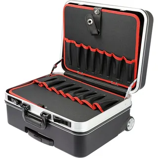 HMF Werkzeugtrolley leer ABS-Kunststoff schwarz 47 x 40 x 24,5 cm