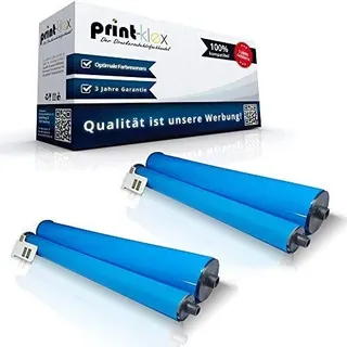 Print-Klex 2x Kompatible Thermorollen für Philips Magic 5 ECO Voice Dect Trio Magic 5 ECO Voice Smart Dect Magic 5 Primo Magic 5 Primo Smart Magic 5 Primo White 252422040 PFA351 PFA 351 Office Print