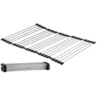 Faltbare XXL-Edelstahl Abtropf-Auflage für Spülbecken, 55x45cm