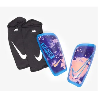 Nike Atheltes Erling Haaland Mercurial Lite GRD Schienbeinschoner 492 - blue void/university blue/orange pulse L