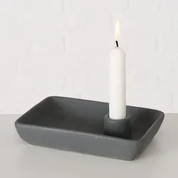Kerzenleuchter Hanny dunkelgrau