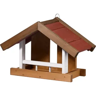 Dobar dobar® Großes Vogelhaus Herbstfrüchte zum Aufhängen, Futterhaus für Wildvögel ca.: 33,5x29x34 cm