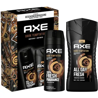 AXE Geschenkset Dark Temptation Pflegeset mit Deodorant und Duschgel (150 ml + 250 ml)