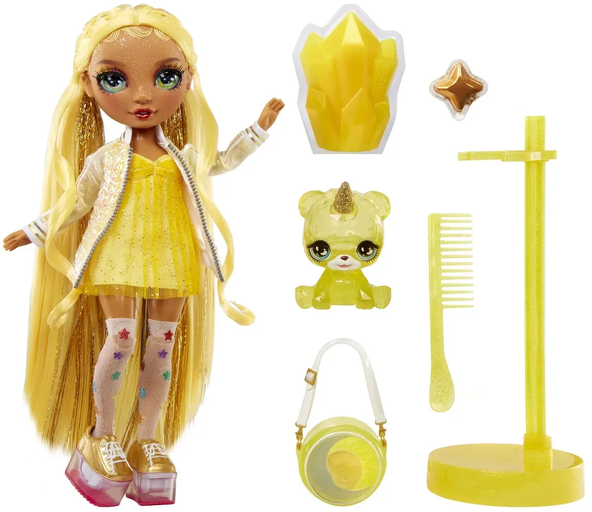 Rainbow High Classic Rainbow Fashion Doll- Sunny (yellow)