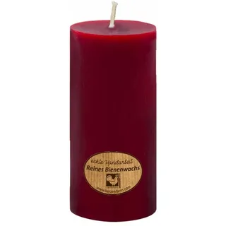 Kerzenfarm Hahn Bienenwachs Stumpenkerze 45 x 95 mm rot