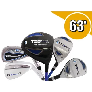 U.S. Kids Tour Series 63 10-teiliger Schlägersatz - Linkshand Schläger / Stahl