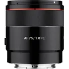 Samyang AF 75 mm F1.8 FE Sony E 22973 Tele-Objektiv f/1.8 - 22 75 mm (max)