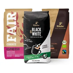 Tchibo - Probierset "Für jeden Geschmack" - 3 x 1 kg Ganze Bohne