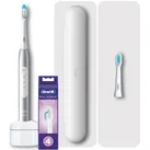 Oral-B Pulsonic Slim Luxe 4500 Elektrische Schallzahnbürste  Reiseetui  platinum - Zahnbürste mit 4 Aufsteckbürsten