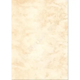 Marmorpapier, DIN A4, 90g/m2, 100 Blatt, beige