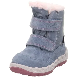 superfit Baby Mädchen ICEBIRD warm gefütterte Gore-Tex Stiefel, BLAU/ROSA 8010