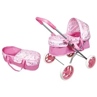 Lissi Kinder Puppenwagen mit Zubehör pink 1 St