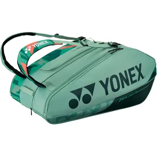 Yonex Pro Racquet Bag 12pcs Schlägertasche 3 Hauptfächer, Thermofach) 2024 olivegrün 12er