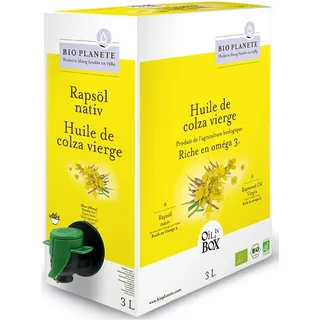 KALTGEPRESSTES RAPSÖL, BIO 3 L - HORECA (BIO PLANETE)