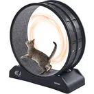 VEVOR Katzenlaufrad Laufrad Katzen Laufband 80x34x85cm bis zu 4kg Schwarz