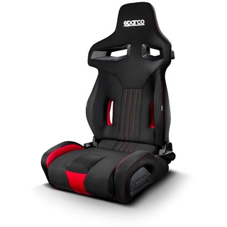 Sparco Sportsitz R333 Schwarz/Rot (Verstellbar)