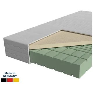 AM Qualitätsmatratzen 7 Zonen Latex Matratze 180x200 H3 - Premium Latex-Matratze cm Hoch | mit 4cm Latexauflage | 23 cm Höhe | Germany | 180 x 200 cm