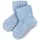 Haussocken Cotton 1-Paar mit rutschhemmendem Noppendruck Blau 74-80