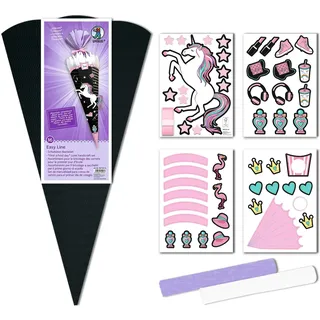 Buntpapierfabrik Ludwig Bähr URSUS Schultüten-Bastelset Easy Line "Unicorn"