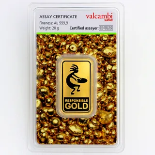 Goldbarren 20g Auropelli-Barren Responsible-Gold