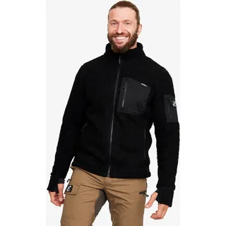 Bigfoot Pile Fleece Herren Jetblack, Größe:S - Herren > Oberteile > Fleece & Midlayers - Schwarz