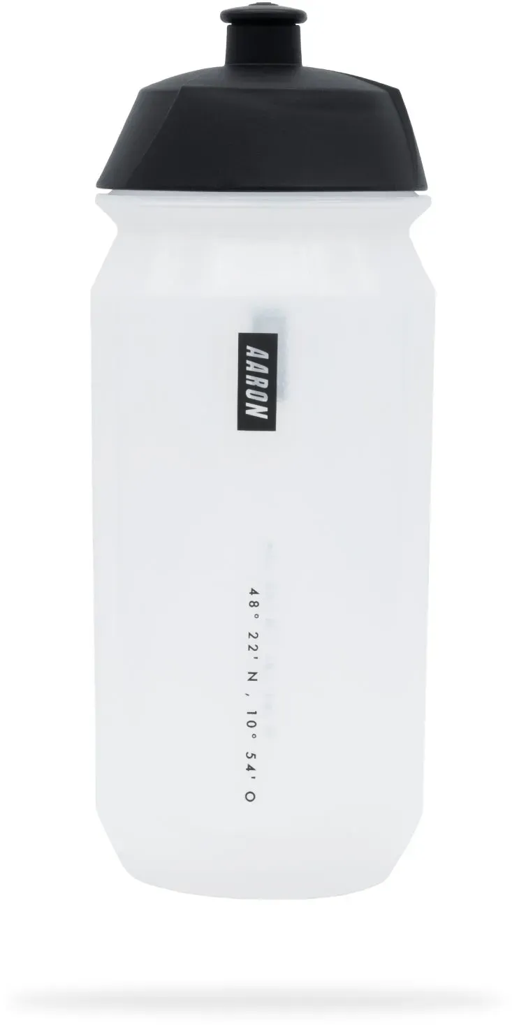 AARON ECO Fahrrad Trinkflasche - 100% Biologisch Abbaubar, BPA-frei - Transparent - 750 ml
