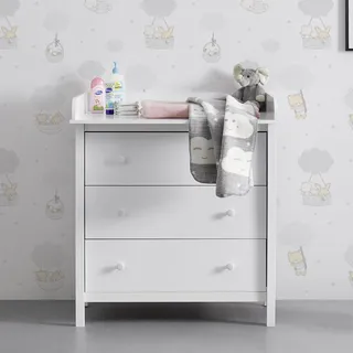 Wickelkommode Marie ca. 90x100 cm Weiß