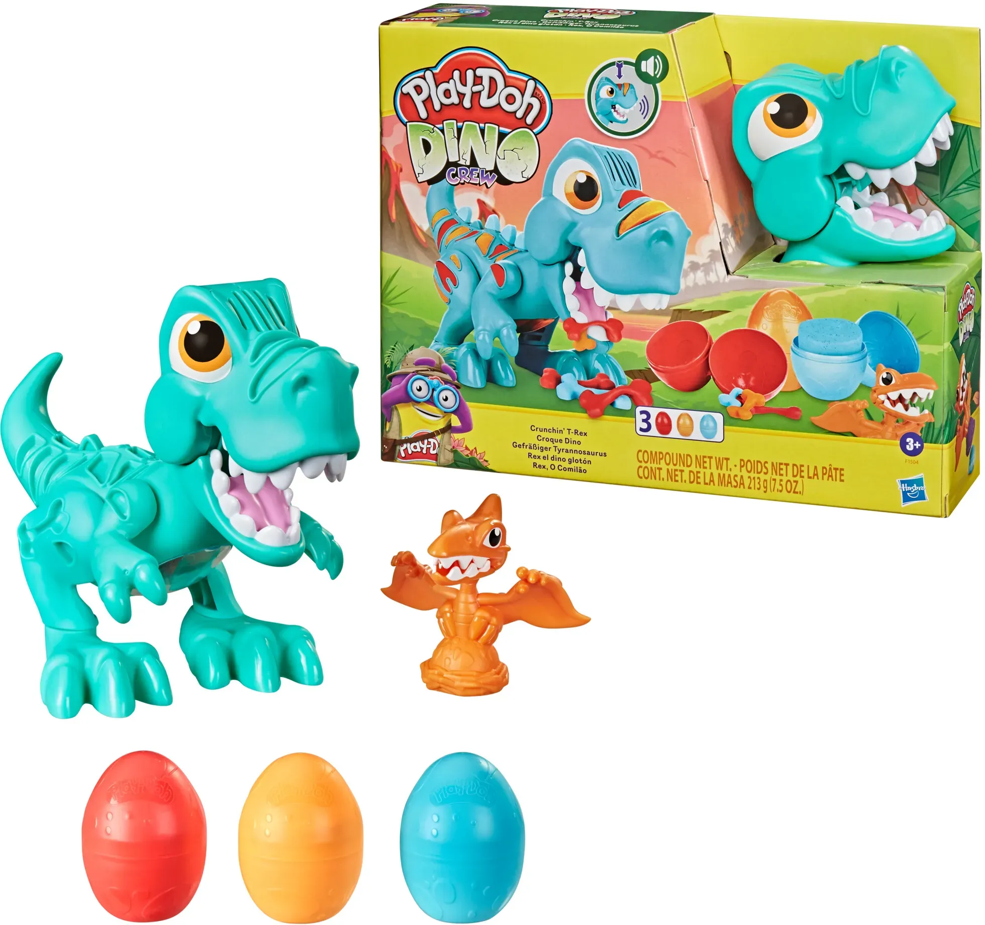 Play Doh Gefräßiger Tyrannosaurus, mit Dinosaurier-Geräuschen