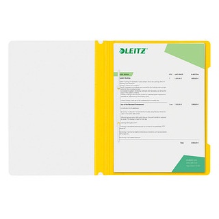 LEITZ Schnellhefter 4191 Kunststoff gelb DIN A4