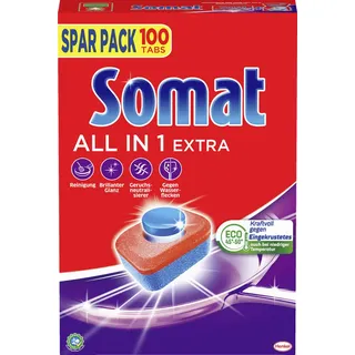 Somat All in 1 Extra Tabs Sparpack - 100.0 Stück