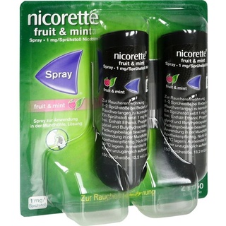 Nicorette Fruit & Mint Spray 2 x 13.2 ml