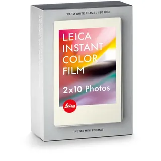 Leica LEICA SOFORT 2 Filmpack mini (2 Packs á 10 Bilder), warm weiss