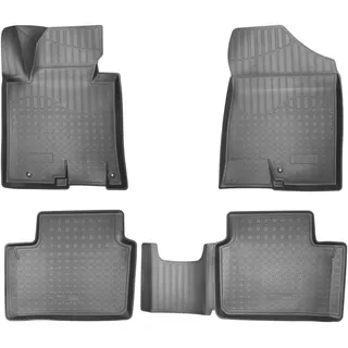 RECAMBO Auto-Fußmatten Gummimatten für KIA Ceed, Pro Ceed, Ceed SW, JD, 2012-2018, für Kia Ceed JD, Antirutschmatte, Auto 3D Allwetter Fußmatten, Schutz vor Verschmutzung schwarz