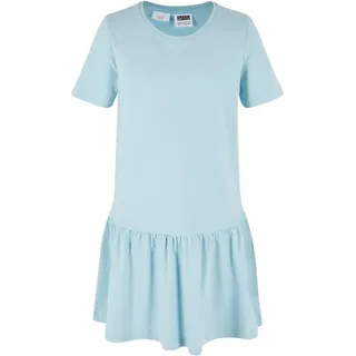 URBAN CLASSICS Kinder Kleid Girls Valance Tee Dress, Sommer Volantkleid für Mädchen, Kurzarm, erhältlich in vielen Farben, Größen 110/116-158/164