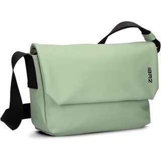 Zwei Umhängetasche Cargo CA60 Messenger-Bag 3 Liter hochwertiges Hydroflex-Material praktisches Schlüsselband verstellbarer Gurt sportliche Crossbody-Bag für Damen Herren & Teenager (jade)