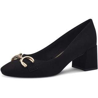 Marco Tozzi Damen Pumps mit Blockabsatz Vegan, Schwarz (Schwarz), 40 EU