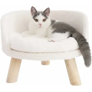 Bingo Paw - Katzensofa Luxus Katzensofa große Katzen katzensessel Katzenhocker erhöhtes Katzenbett mit Katzenkissen, Haustiersofa Hundesofa für