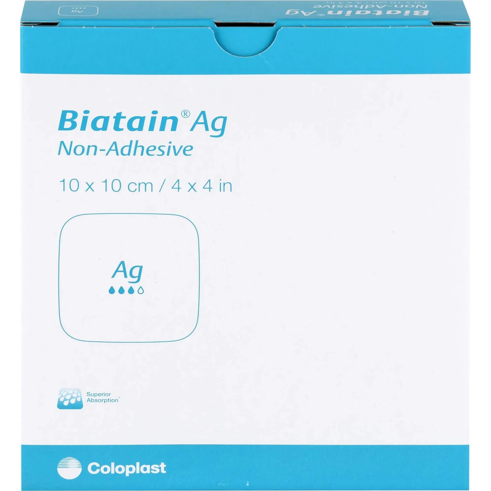 Biatain Ag Silber Verb.10x10cm Nicht Haftend 9622 5 ST