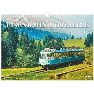 Neumann Eisenbahn-Nostalgie Wandkalender 2027
