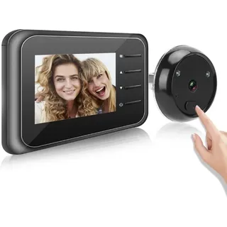 Kabellose Digitale Video-Türklingel, Türspion-Kamera mit 2,4-Zoll-LCD-Monitor, Cat-Eye-Kamera mit Elektronischer Überwachung,