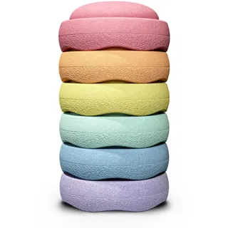 stapelstein® Original Grow, rainbow pastel 6er-Set